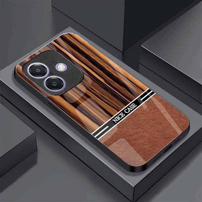 Ốp Lưng OPPO A3, A3X, A5 PRO mặt kính cường lực cao cấp, hàng new