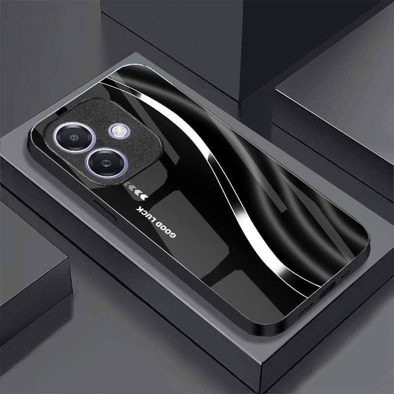 Ốp Lưng OPPO A3, A3X, A5 PRO mặt kính cường lực cao cấp, hàng new