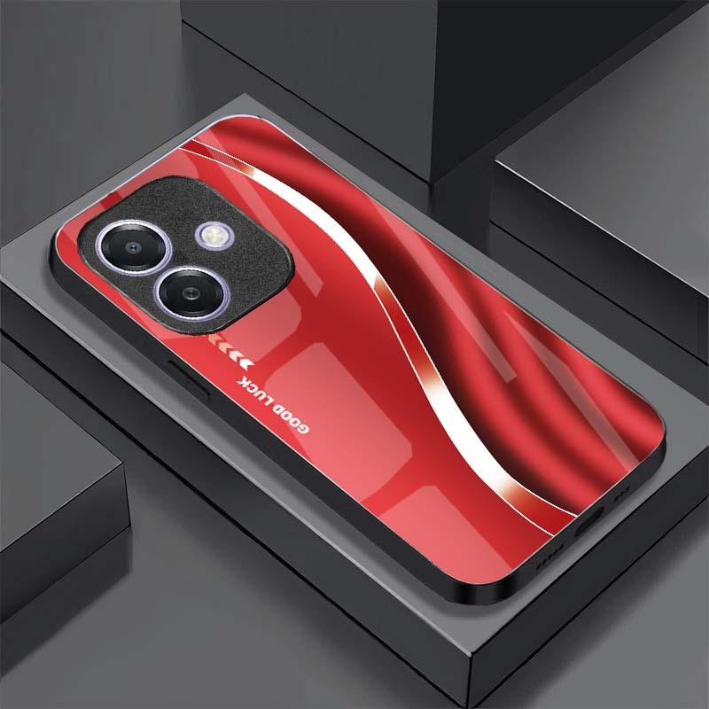 Ốp Lưng OPPO A3, A3X, A5 PRO mặt kính cường lực cao cấp, hàng new
