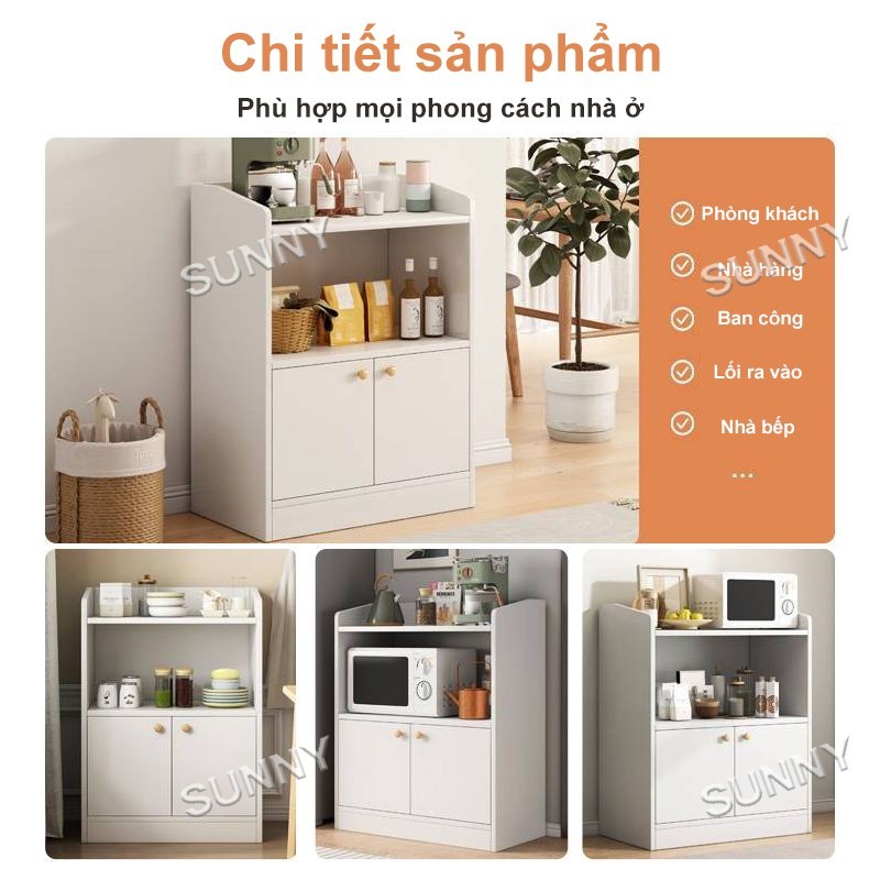 SUNNY Tủ trà nước đa năng cho văn phòng gia đình tiết kiệm diện tích hiện đại sang trọng