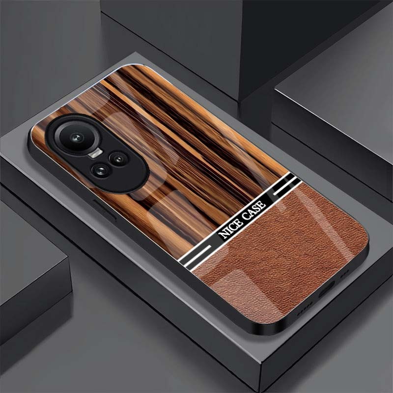 Ốp Lưng OPPO RENO 10 5G, RENO 10 PRO 5G mặt kính cường lực cao cấp, hàng new