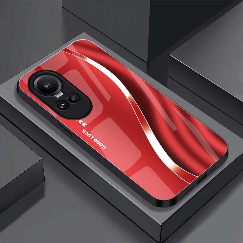 Ốp Lưng OPPO RENO 10 5G, RENO 10 PRO 5G mặt kính cường lực cao cấp, hàng new