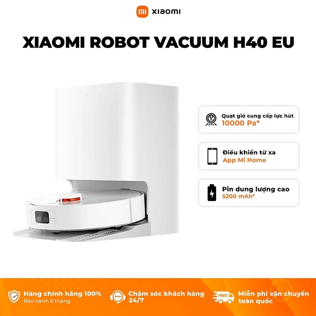 Robot Hút Bụi Lau Nhà Xiaomi Robot Vacuum E5 / E10 / E10C / S20 Plus - Dọn Sạch Mọi Vết Bẩn - Bảo Hành 12 Tháng