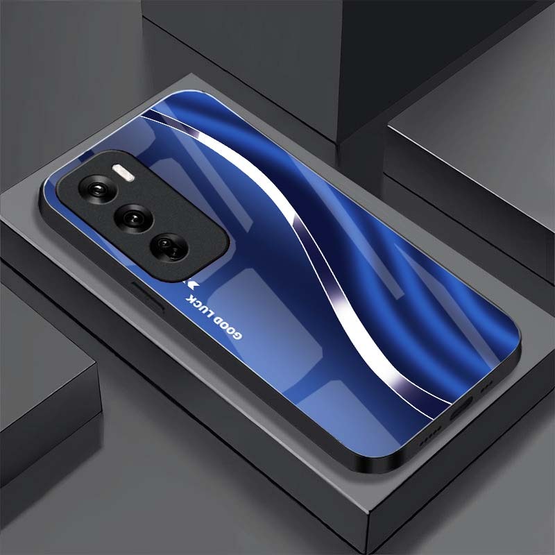 Ốp Lưng OPPO RENO 12 5G, RENO 12 PRO 5G mặt kính cường lực cao cấp, hàng new