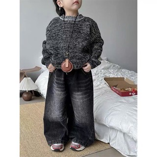 Quần jean Suông cho bé Batala kids (KQJ05) , quần bò dài ống đứng bé trai bé gái sành điệu xịn xò thu đông 2024