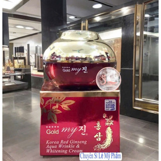 Kem Dưỡng Hồng Sâm My Gold Hàn Quốc Dưỡng Trắng Mờ Thâm,Nâng Cơ Chống Chảy Xệ Da 50ml