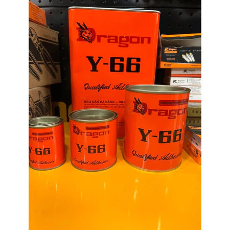 Keo con chó X66, keo rồng vàng Y66, keo dán đa năng dán giày, đồ da, đồ gỗ, thảm nỉ