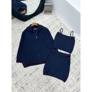 Set Len Miuiuu 3Món Viền Đỏ QC