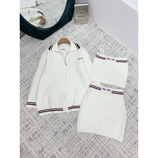 Set Len Miuiuu 3Món Viền Đỏ QC