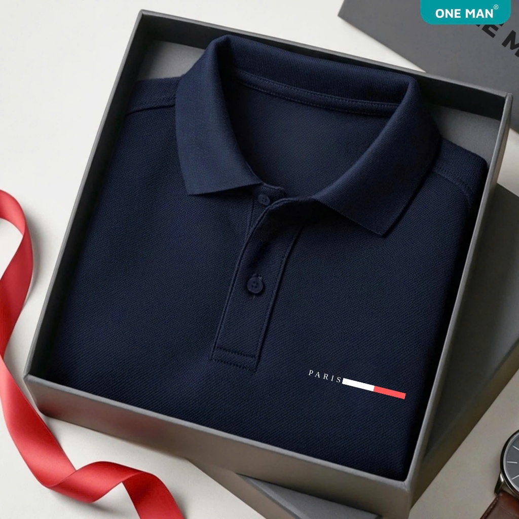 Áo polo nam ONE MAN [Tặng kèm hộp] cotton mềm cao cấp sang trọng, phong cách thời trang hiện đại, lịch sự PL066