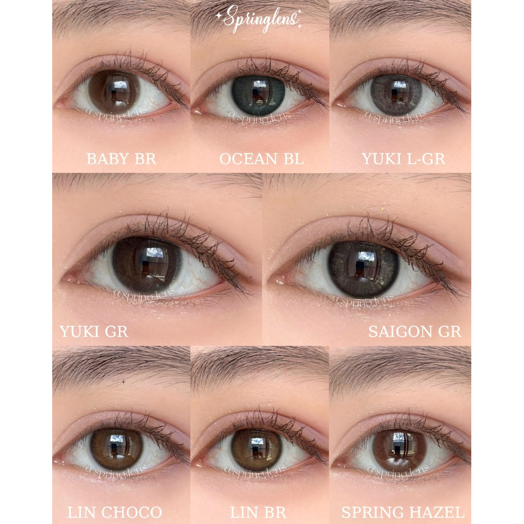 Lens mắt Blind Box Lens ngẫu nhiên trải nghiệm mở hộp bất ngờ | Kính áp tròng Springlens