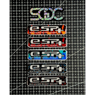 Tem Sticker Nhựa Nổi Phản Quang 3M - Mẫu In Phản Quang Lọc Gió Lửa Esp+ |SGDC - 1 Cái|