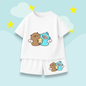 Set Bộ Cotton Mềm Mại Cho Bé – CapyBara Và Chim Xanh Ôm Sao Vàng Ngộ Nghĩnh, Thoáng Mát (M 277)