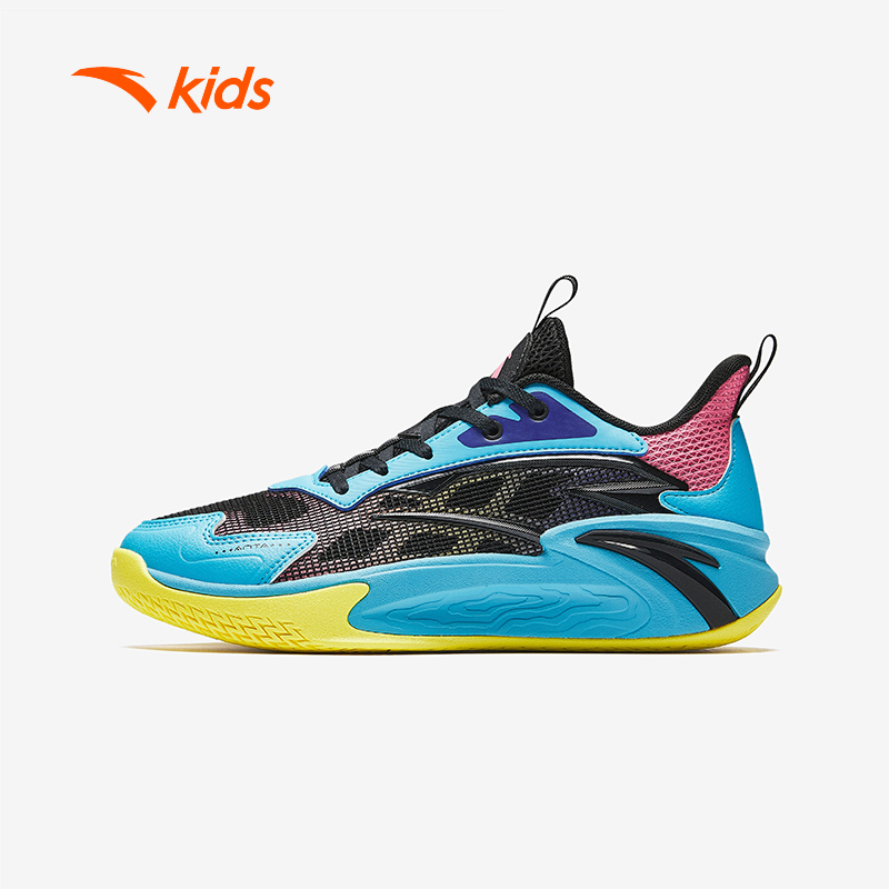 [VC 100K] ANTA KIDS INDOOR Giày Bóng Rổ Bé Trai Size 34 - 40 A125B1131 Đế Bám Tốt, Chống Trượt, Hỗ Trợ Cổ Chân, Đệm Êm