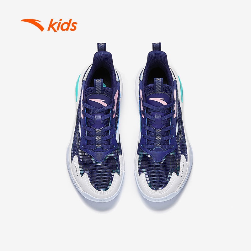 [VC 100K] ANTA KIDS INDOOR Giày Bóng Rổ Bé Trai Size 34 - 40 A125B1131 Đế Bám Tốt, Chống Trượt, Hỗ Trợ Cổ Chân, Đệm Êm
