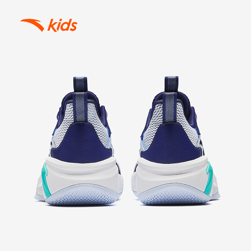 [VC 100K] ANTA KIDS INDOOR Giày Bóng Rổ Bé Trai Size 34 - 40 A125B1131 Đế Bám Tốt, Chống Trượt, Hỗ Trợ Cổ Chân, Đệm Êm