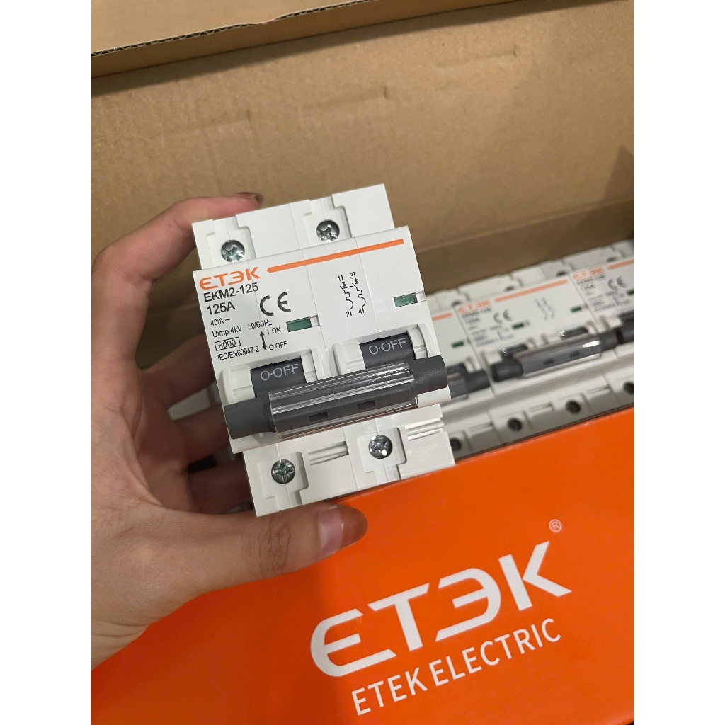 MCB AC, CB AC , APTOMAT AC ETEK 125A , 125 VAC , cầu dao AC ETEK chuyên ...