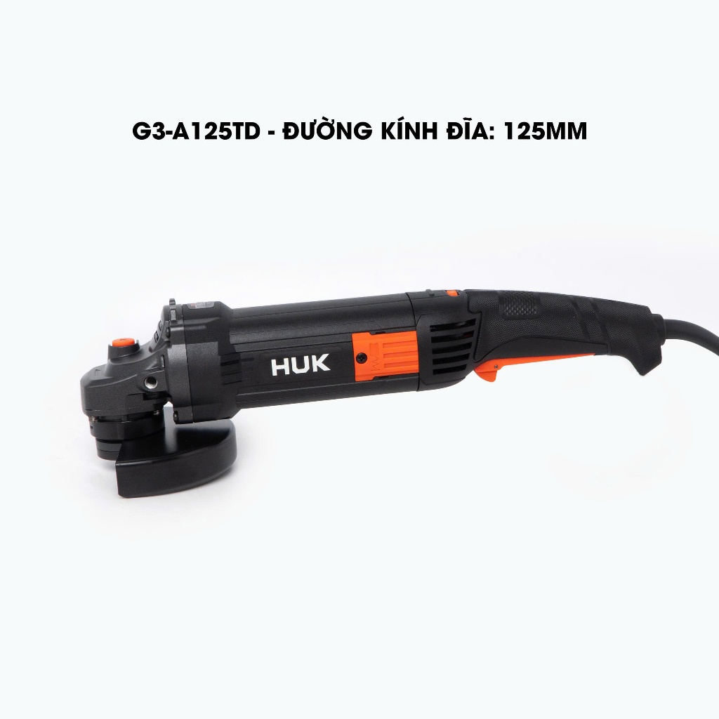 Máy Mài Điện HUKAN G3-A125TD (Gen3) | Công Suất 1200W – Lưỡi 125mm – Tốc Độ 10000 V/p – Chính Hãng, BH 12 Tháng