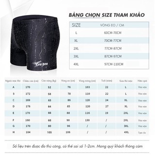 Quần bơi nam lưng ngắn thoáng khí nhanh khô co giãn 4 chiều thời trang đi biển, đi bơi - QB20254Y