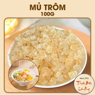 Mủ trôm 100g, hạt lựu, sạch, không lẫn tạp chất, dùng nấu chè hạt chia, nấu nước giải khát, thanh nhiệt