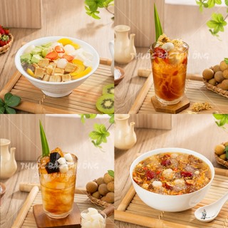 Mủ trôm 100g, hạt lựu, sạch, không lẫn tạp chất, dùng nấu chè hạt chia, nấu nước giải khát, thanh nhiệt