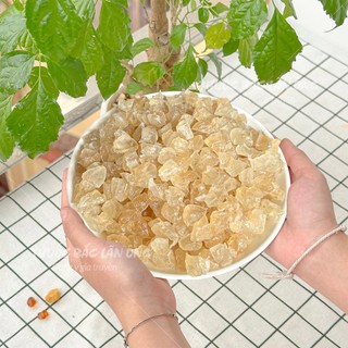 Mủ trôm 100g, hạt lựu, sạch, không lẫn tạp chất, dùng nấu chè hạt chia, nấu nước giải khát, thanh nhiệt