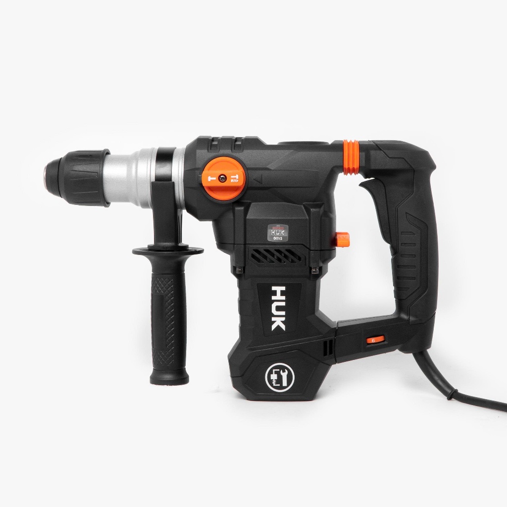 Máy Đục Bê Tông HUKAN G3-HUK32 (Gen3) | Công Suất 1500W – Lực Đập 6J – 4350BPM – Kèm 5 Mũi – Dây 5m – BH 12 Tháng