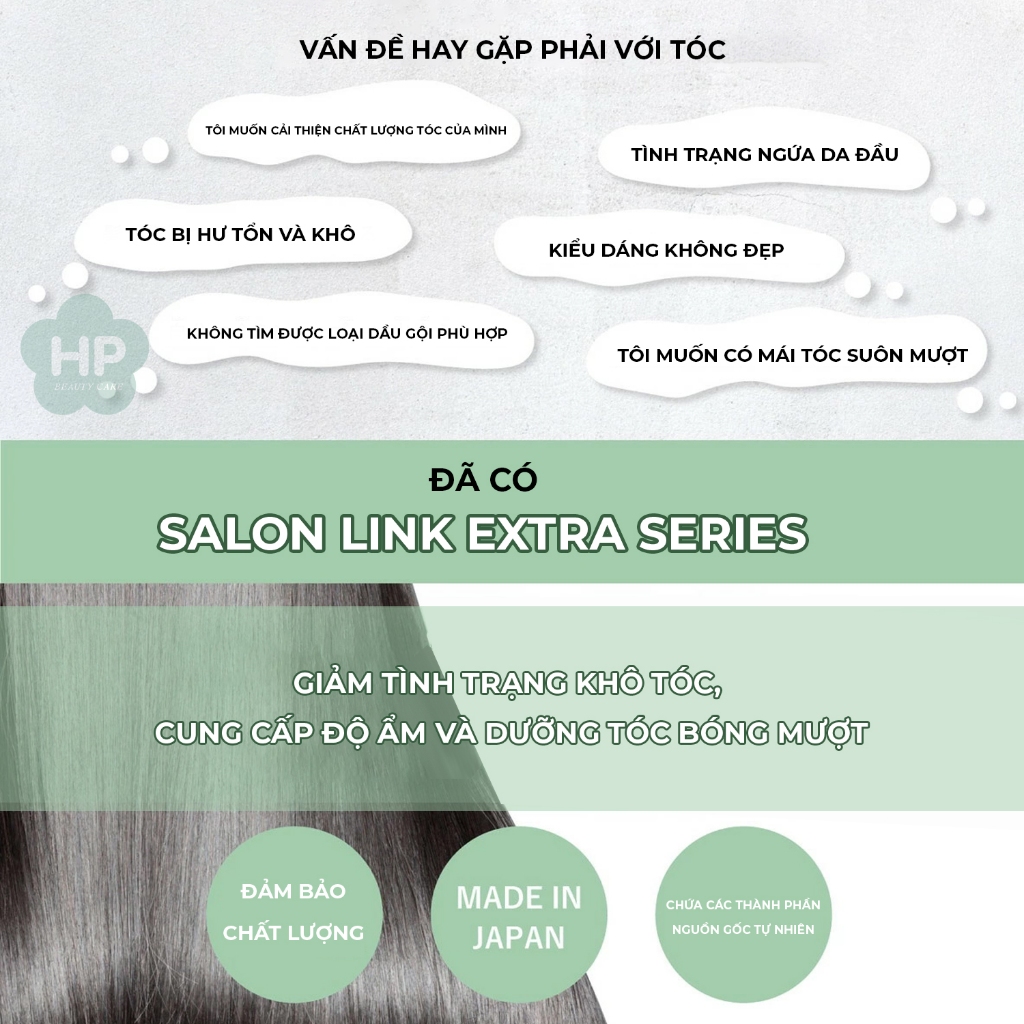 Dầu Xả Tóc Phục Hồi Hư Tổn Chiết Xuất Nho Chardonnay Salon Link Extra Conditioner 1000mL