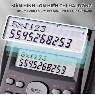 Máy Tính Khoa Học Dexin 240 Chức Năng - Máy Tính Cầm Tay Đa Năng Cho Học Sinh Giải Toán Phức Tạp