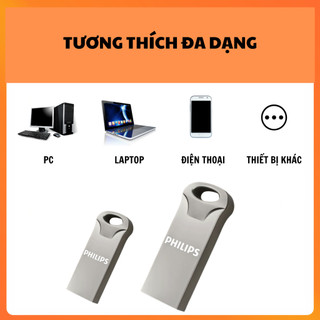 USB PH 128GB/64GB/32GB/16GB/8GB BH – Vỏ Kim Loại Mini Chống Nước Siêu Bền