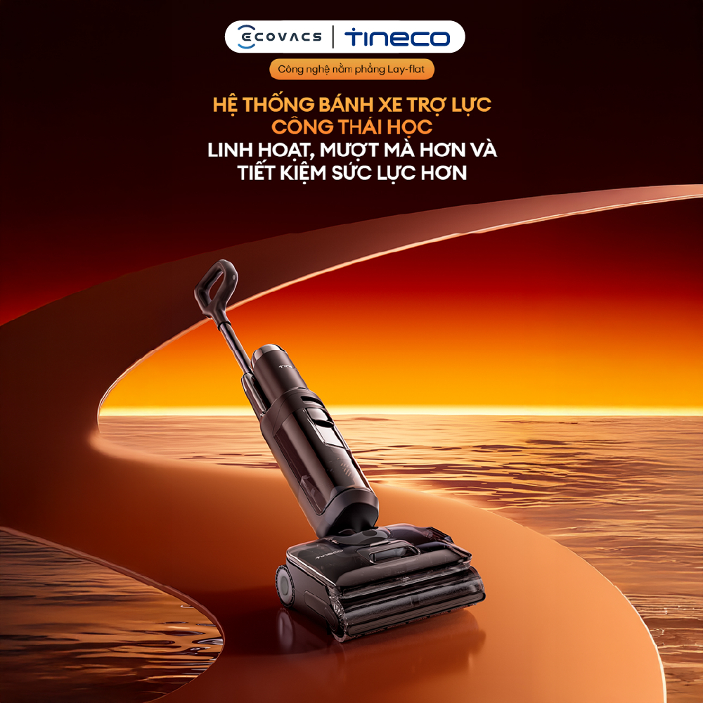 Máy hút bụi lau sàn hơi nước nóng Tineco FLOOR ONE S7 Stretch Steam | I7 Steam - Bảo hành 24 tháng