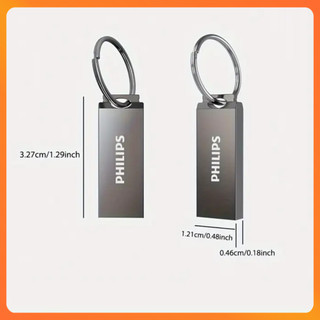 USB PH 128GB/64GB/32GB/16GB/8GB BH – Vỏ Kim Loại Mini Móc Khóa Chống Nước