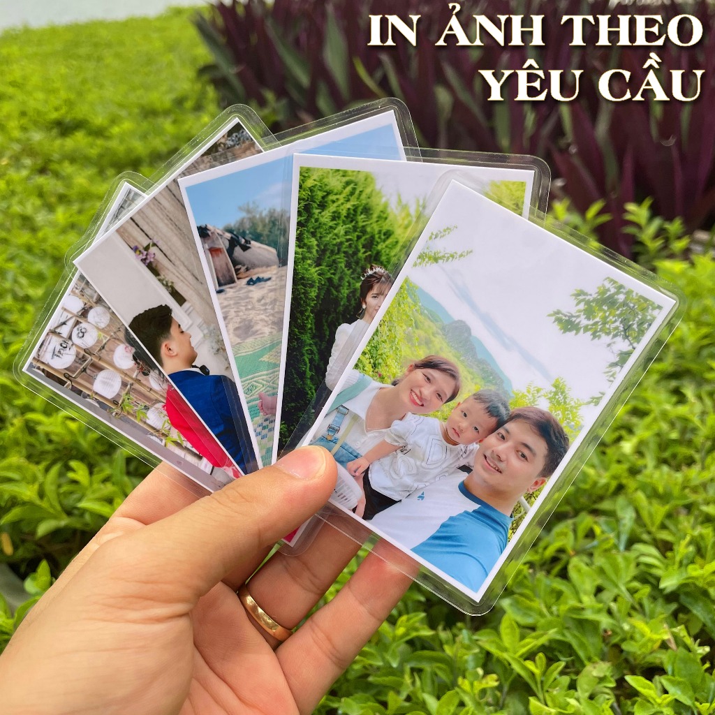 IN ẢNH 1K 6X9 ( COMBO 20 ẢNH ) theo yêu cầu ép plastic tràn viền cực đẹp và sắc nét