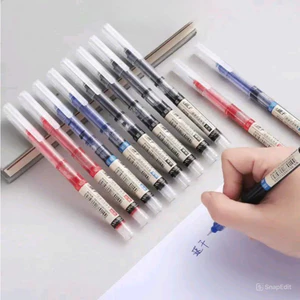 30 Bút Bi Gel G03, Mực Nước Ống TO, Ngòi Kim 0.5mm, 3 Màu Xanh, Đen, Đỏ Dùng Cho HS,SV và Văn Phòng.