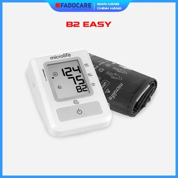 Máy đo huyết áp bắp tay Microlife B2 Easy chính hãng, cảnh báo nhịp tim bất thường PAD, bảo hành 5 năm