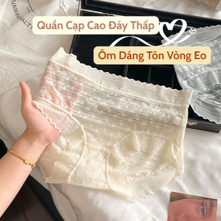 Quần Lót Nữ Ren Thêu Hoạ Tiết Hoa Xinh Xắn, Quần Chip Mềm Thoáng Đáy Lỗ Thông Hơi King Shop L-5505