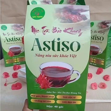 Trà thảo mộc Bảo khang Hộp 40 gói , trà Atiso, giúp giảm cân, mát gan , thanh nhiệt, giảm cholesterol trong máu