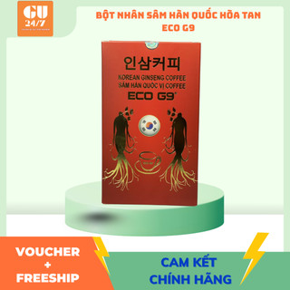 Nhân Sâm Hòa Tan Hàn Quốc Nguyên Chất EcoG9 Hộp 15 Gói - Tăng Sức Đề Kháng Giảm Tiểu Đường
