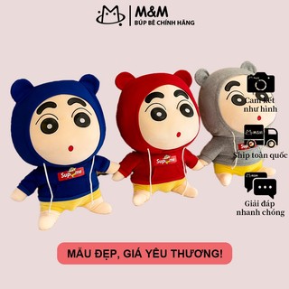 Thú bông nhân vật Shin-chan mặc áo hoodie, kho xuất hàng tại Hà Nội