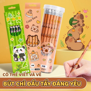 Bút Chì Đầu Tẩy Đáng Yêu, Viết Êm Tay, Vẽ Nét Đẹp, Tẩy Sạch Gọn, Thích Hợp Cho Lứa Tuổi Học Sinh