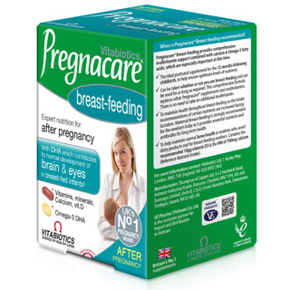 Vitamin cho mẹ sau sinh Vitabiotics Pregnacare Breast - feeding 84 tabs