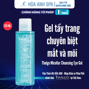 Gel tẩy trang chuyên biệt cho vùng mắt môi Thalgo Micellar Cleansing Eye Gel