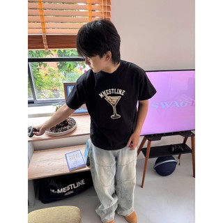 Áo thun MMESTLINE "COCKTAIL" form Boxy chất liệu Premium Cotton in lụa Trame