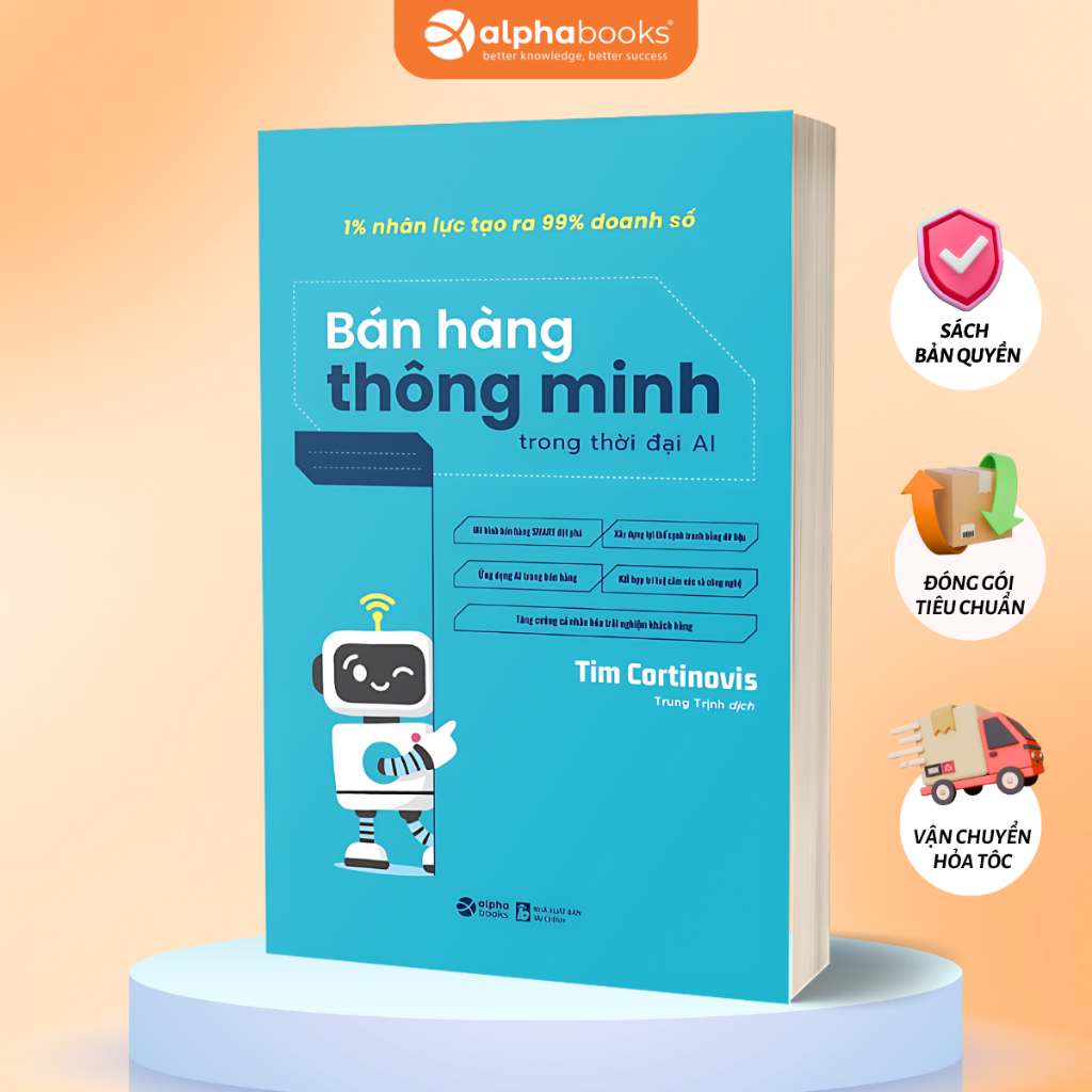 Bìa sách Bán Hàng Thông Minh Trong Thời Đại AI