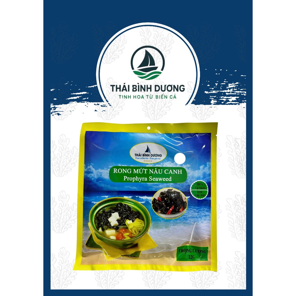 Rong biển nấu canh/ Rong biển Thái Bình dương 100g [chính hãng]- Đặc ...
