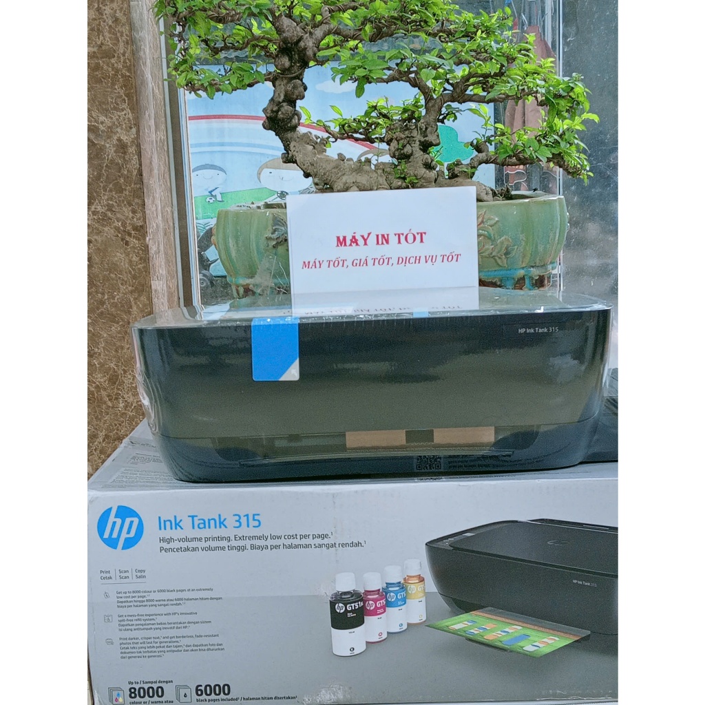 Máy In Phun Màu HP Inktank 315 AiO (H) - Máy In Tốt