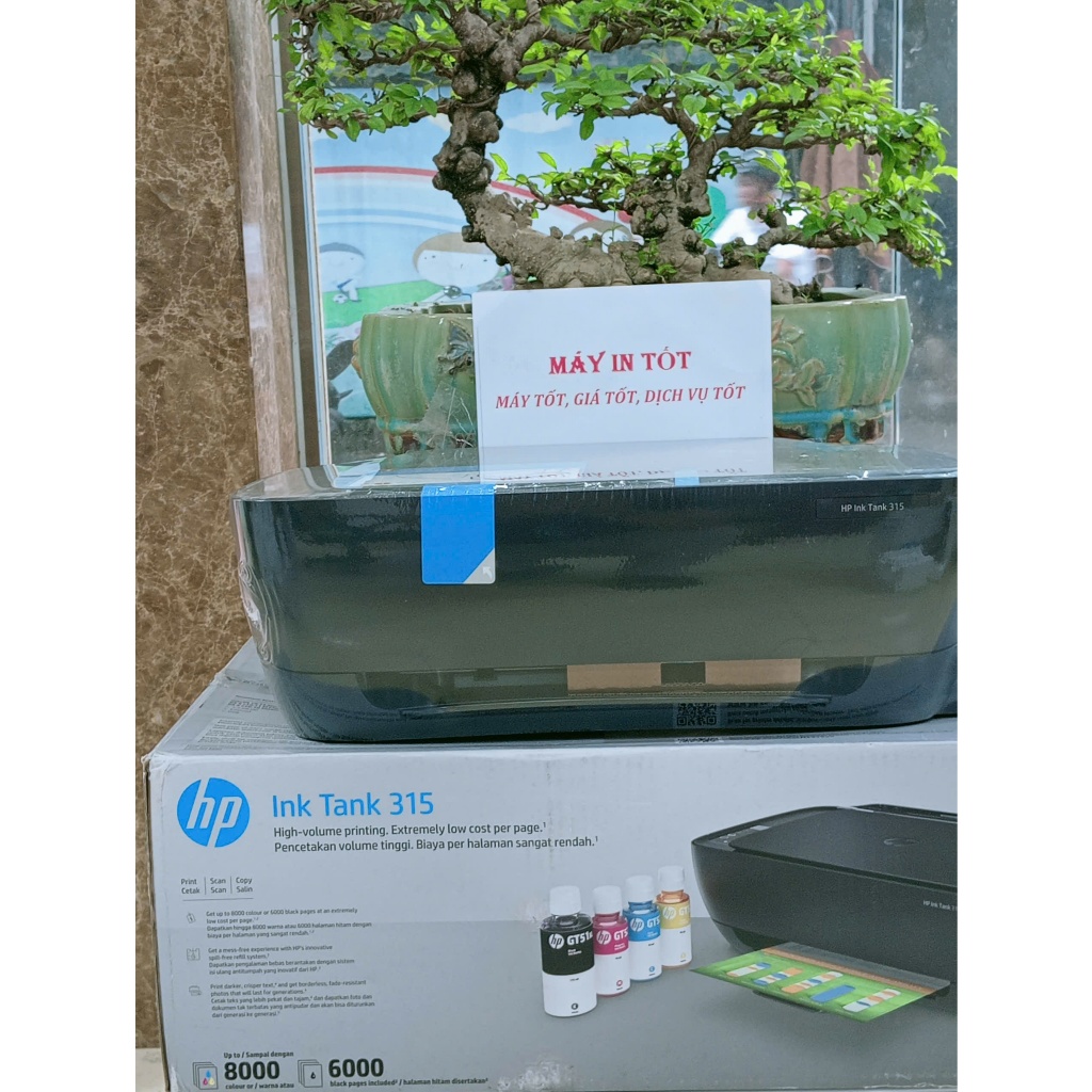Máy In Phun Màu HP Inktank 315 AiO (H) - Máy In Tốt