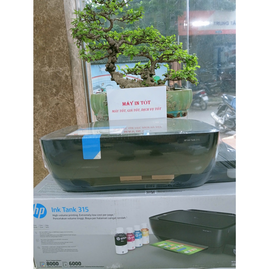 Máy In Phun Màu HP Inktank 315 AiO (H) - Máy In Tốt