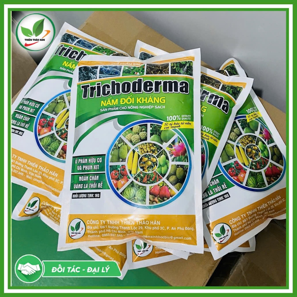 Trichoderma dạng bào tử chịu nhiệt cao cấp. Túi 1kg