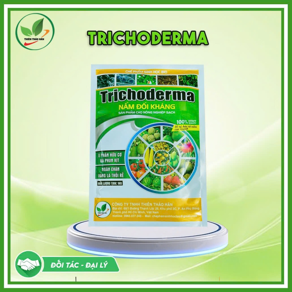 Trichoderma dạng bào tử chịu nhiệt cao cấp. Túi 1kg